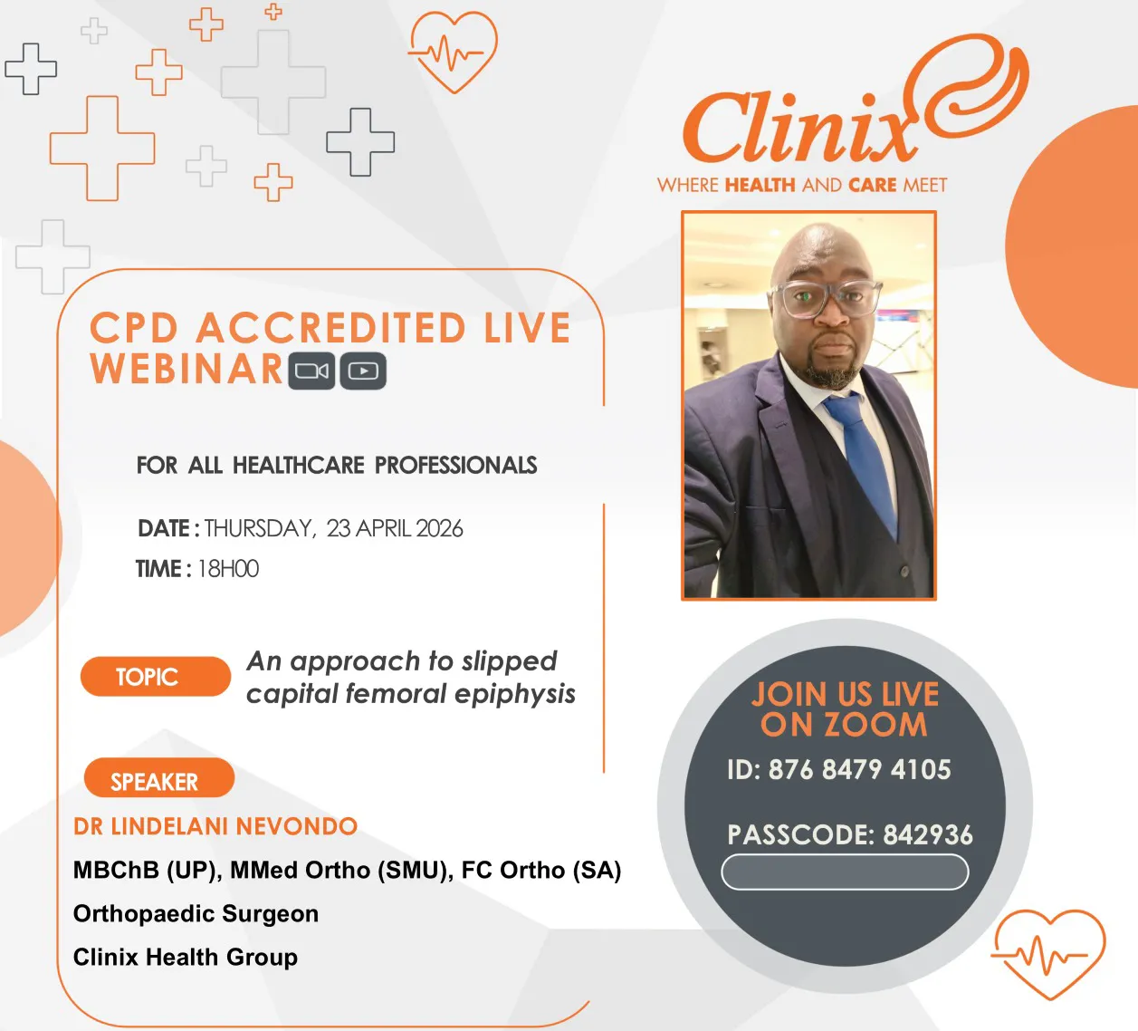 CPD Accredited Webinar - An approach to slipped capital femoral epiphysis